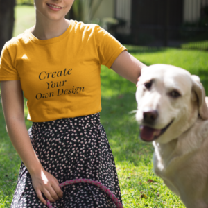 Create Your Own Yellow Girls T-Shirt Design